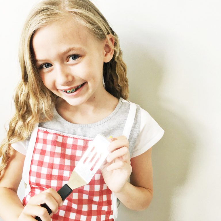 How To Make A Kids Bbq Apron The Polka Dot Chair