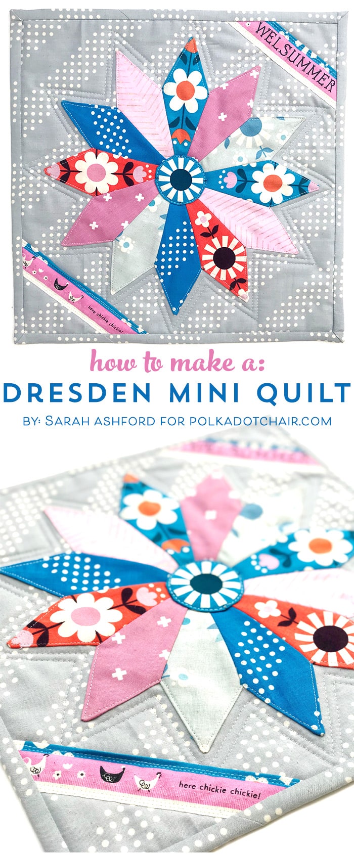 Tiny Dresden Plate Template Quilt Patterns – Quilting Books Patterns and  Notions