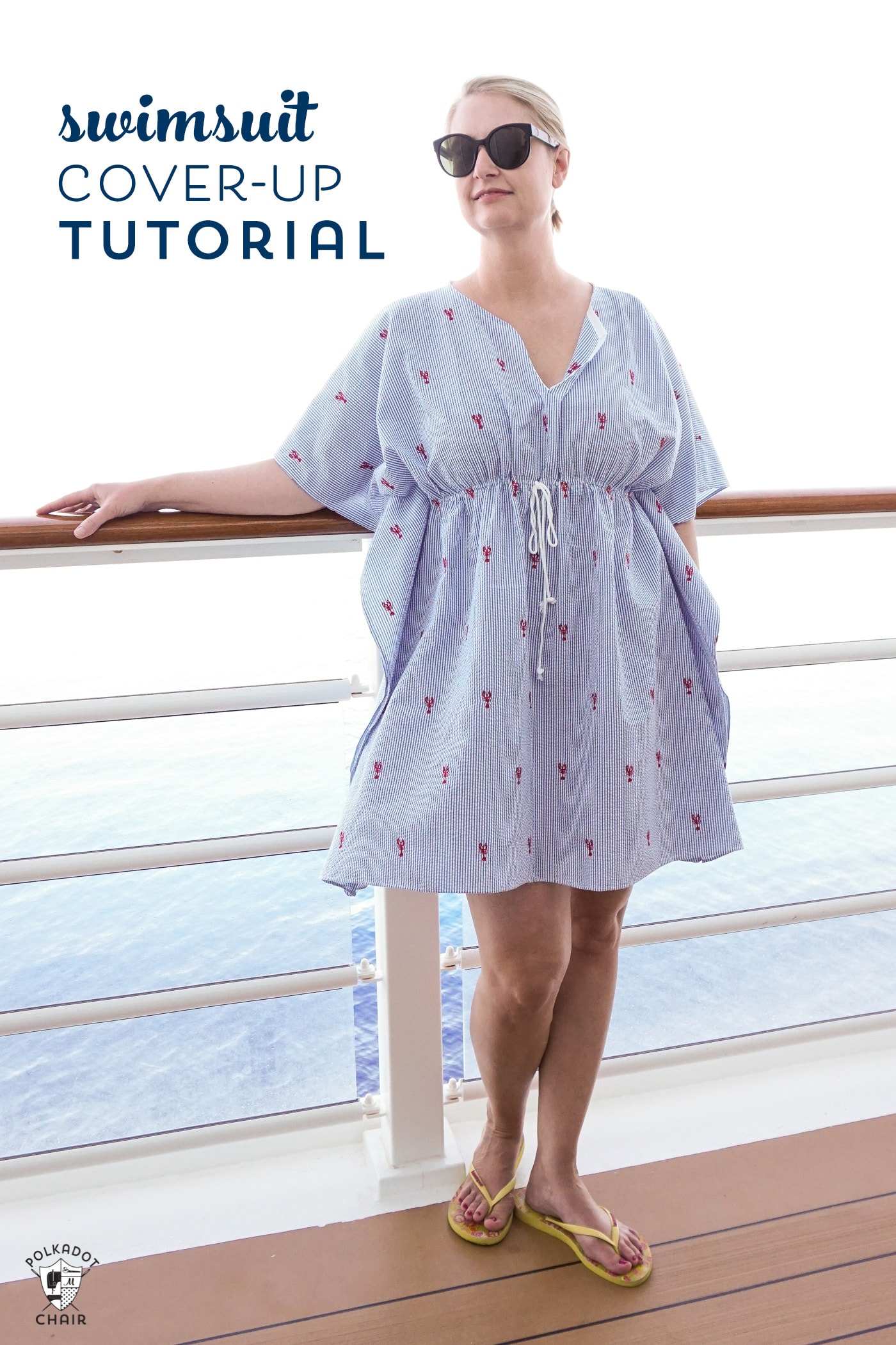 How to Sew a Swimsuit + Free Sewing Pattern