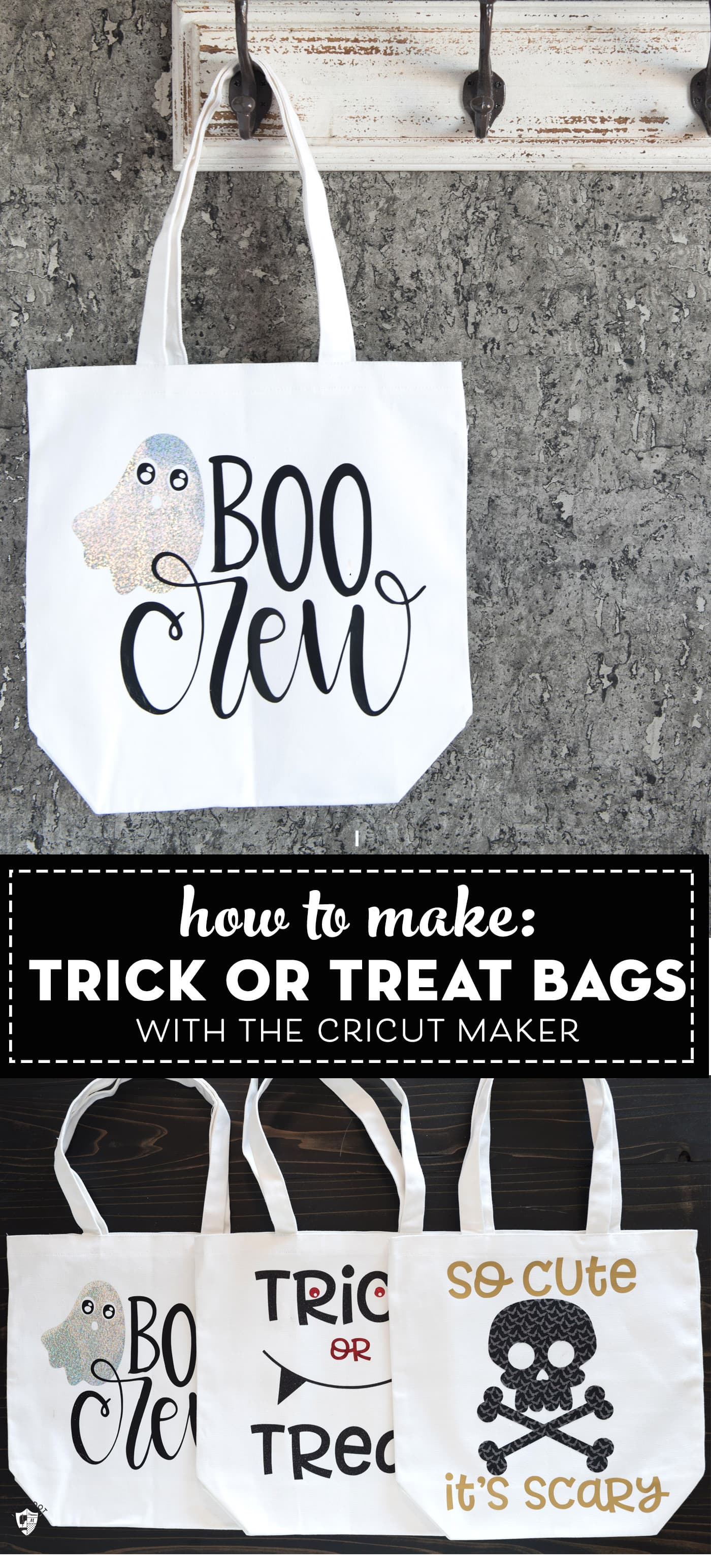 How To Make Trick Or Treat Bags And Free Cricut Halloween Svg Files 7193