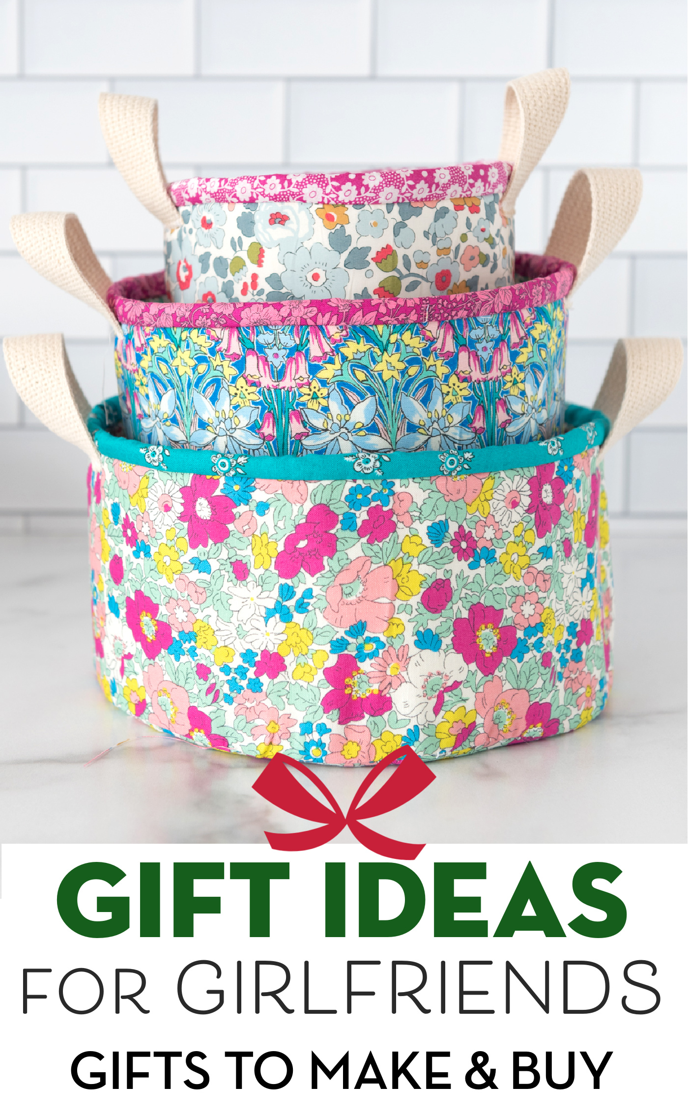 Wrapping Paper Neighbor Gift Idea with Printable - Girl Loves Glam