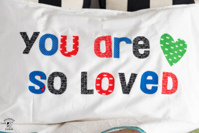 Simple DIY Personalized Pillowcase; a Cricut Maker Project