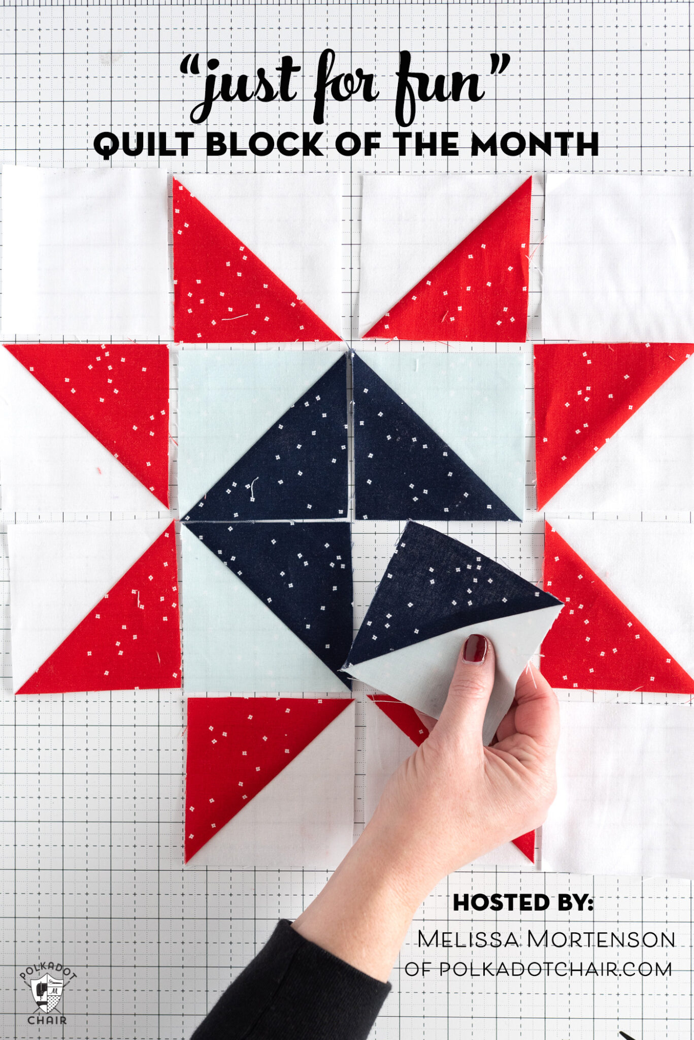 announcing-the-just-for-fun-quilt-block-of-the-month-the-polka-dot-chair