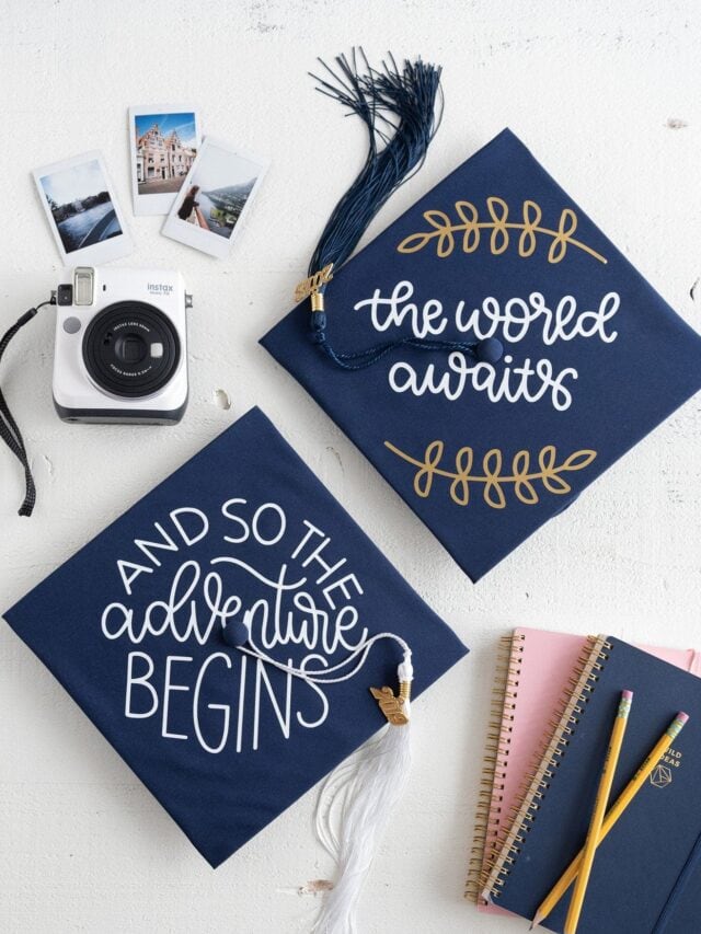 How to decorate a graduation hat online