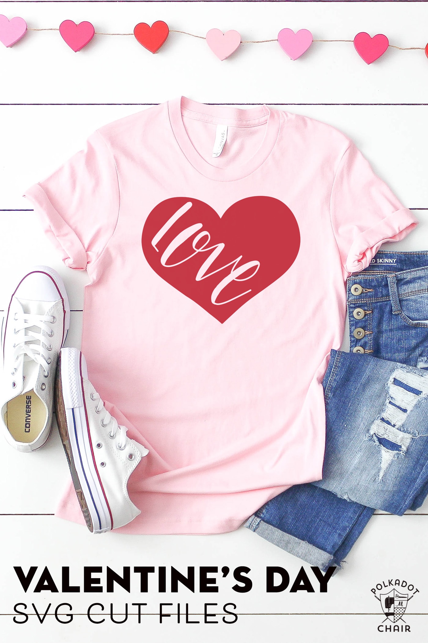 Download Diy Valentine S Day T Shirts And Valentine Svg Files Polka Dot Chair