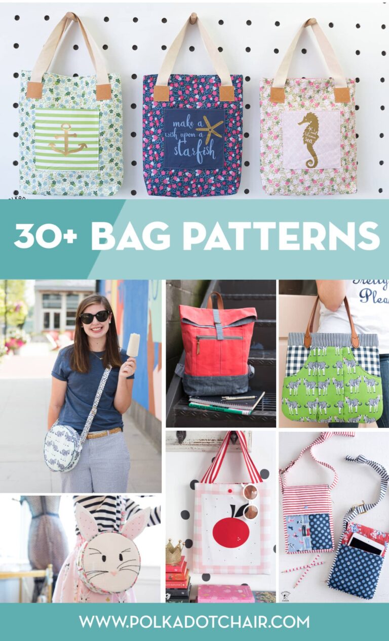 30 of My Favorite Bag Sewing Patterns | Polka Dot Chair