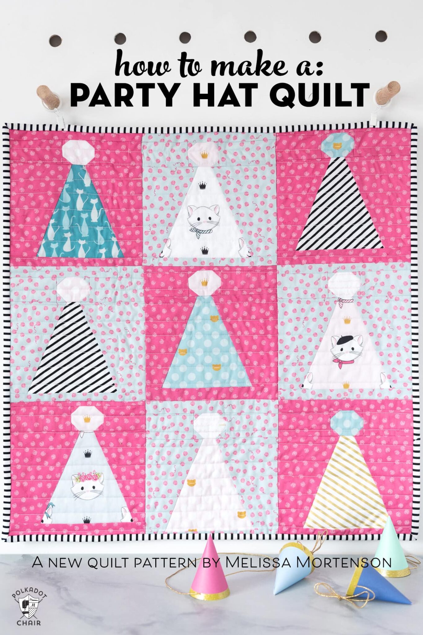 The Party Hat Quilt Pattern By Melissa Mortenson Polka Dot Chair