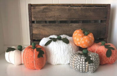 Wool Felt Pumpkin Banner Tutorial | Polka Dot Chair