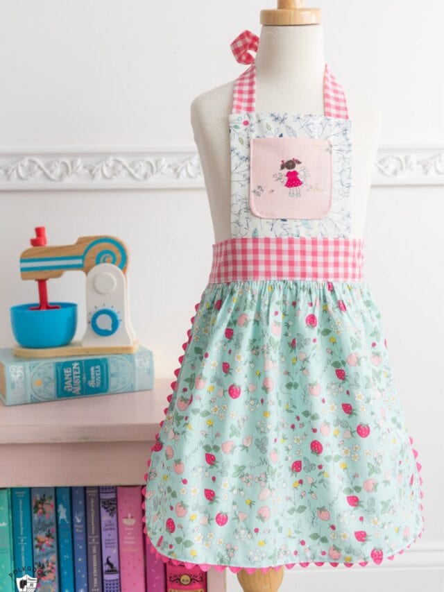 19 Adorable Apron Sewing Patterns for Kids & Adults Story - The Polka ...