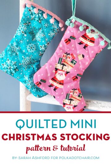 20+ Free Christmas Stocking Patterns | Polka Dot Chair