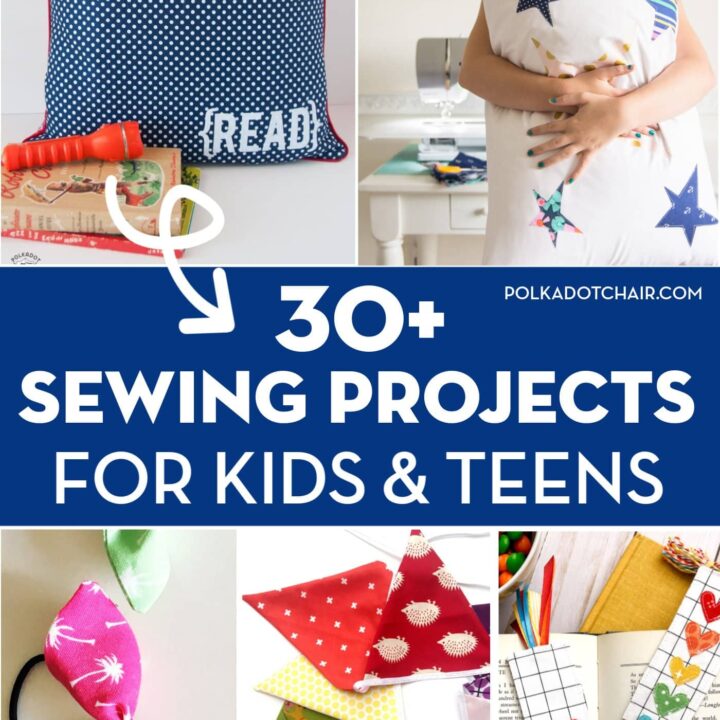 More than 50 Fun & Easy Beginner Sewing Projects | Polka Dot Chair