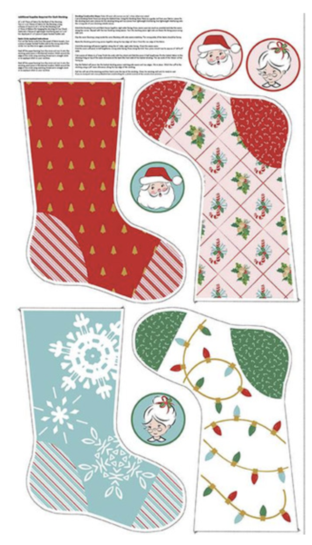 Fleece Stocking Christmas Stockings Pattern & Instructions for Fleece  Prints and Solids