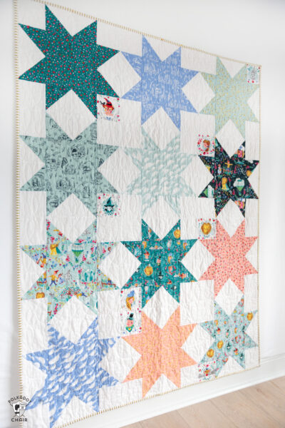 Simple Sawtooth Star Quilt Pattern - The Polka Dot Chair