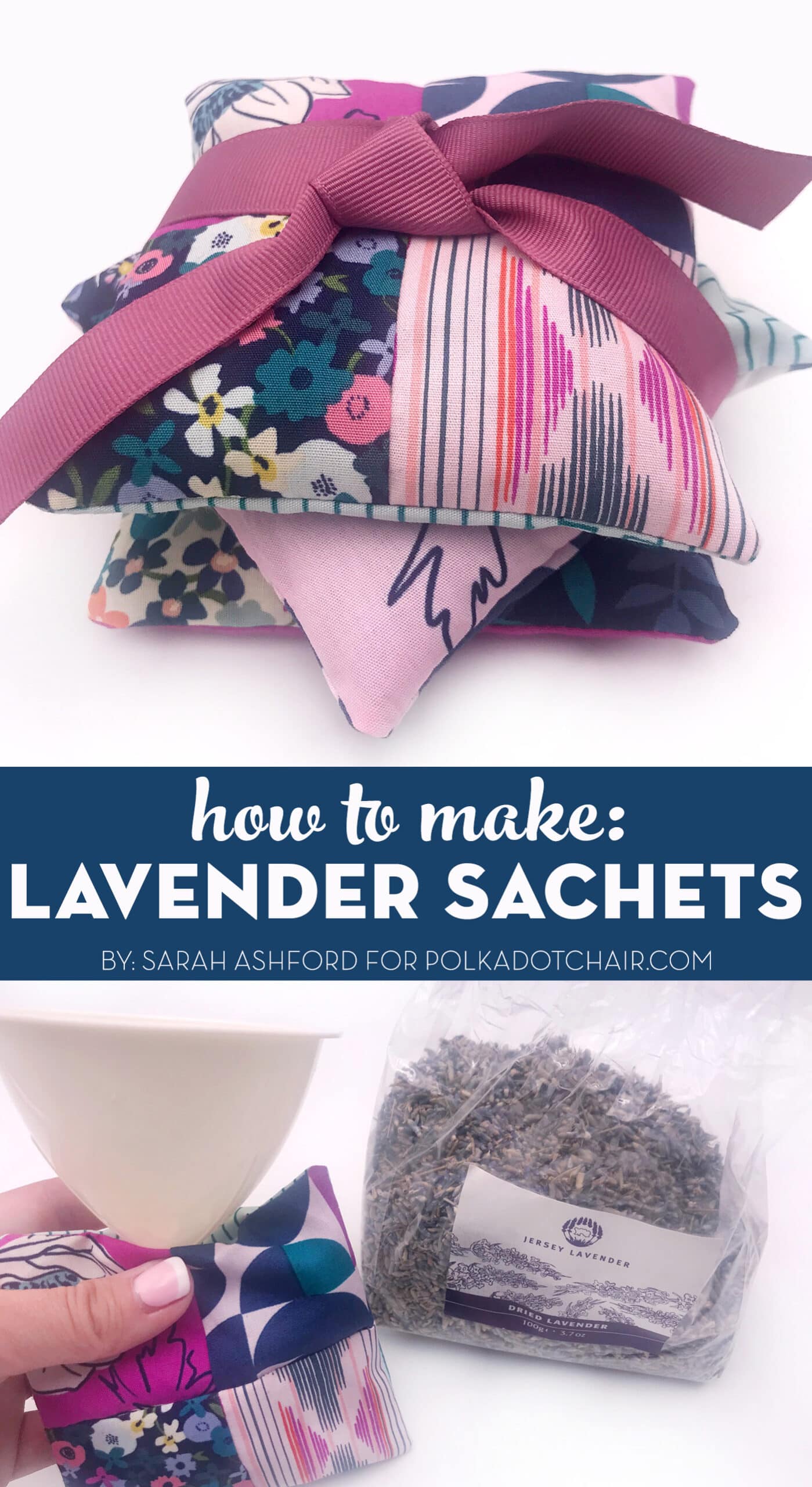 How to Make Lavender Sachets