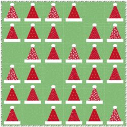 Santa's Hat Shop Christmas Quilt Along; Design Tips - The Polka Dot Chair