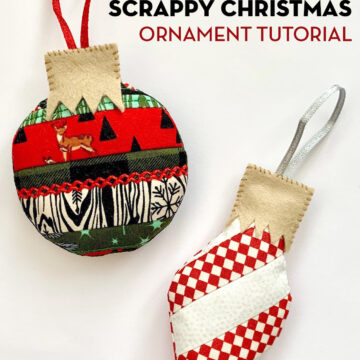 Scrappy Christmas Ornament Pattern | Polka Dot Chair