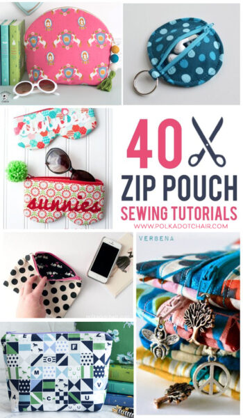 40+ Free Diy Zipper Pouch Tutorials & Sewing Patterns 