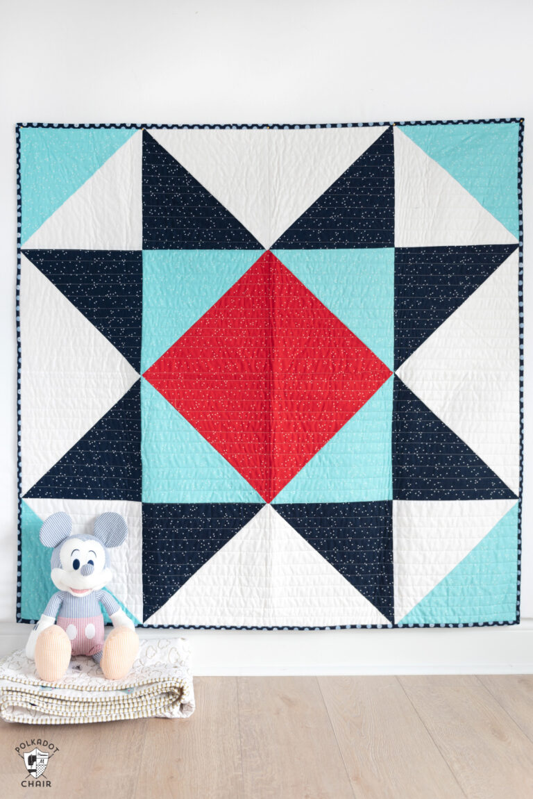 Finish It Friday Giant Star Baby Quilt The Polka Dot Chair