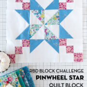 RBD Challenge Block 7; Reach for the Stars Quilt Block | Polka Dot Chair