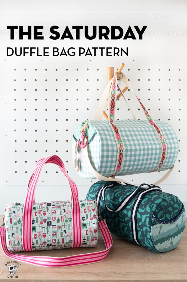 The Button Lock Bag Pattern from Sewing Patterns by Mrs H Sewing Patterns  by Mrs H