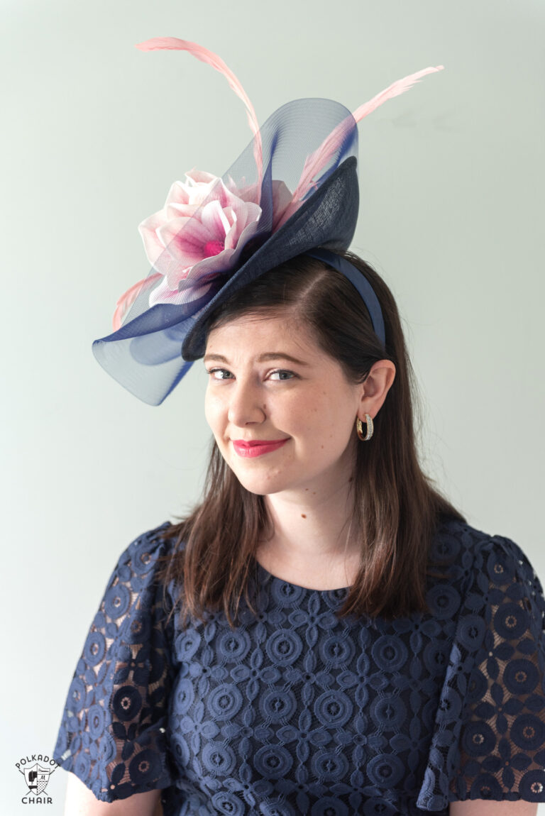 How to Make a Fascinator Perfect for the Derby! The Polka Dot Chair