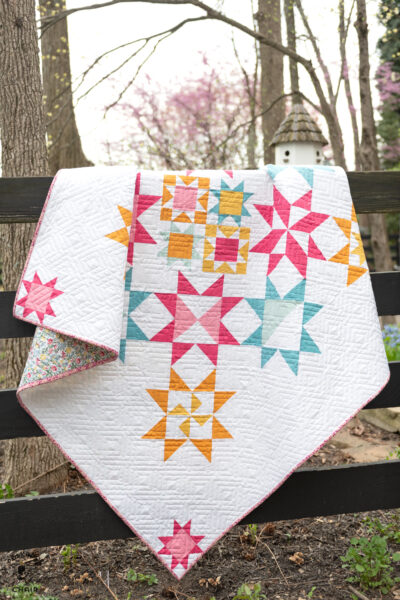 My Finished Choose Happiness Quilt - The Polka Dot Chair