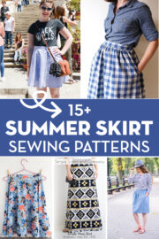 15 Women's Skirt Patterns Perfect for Summer | Polka Dot Chair