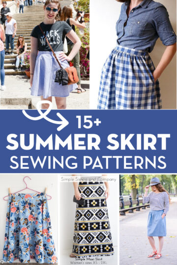 15 Women's Skirt Patterns Perfect for Summer | Polka Dot Chair