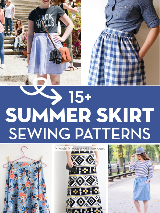 10 T-Shirt Dress Sewing Patterns | Polka Dot Chair