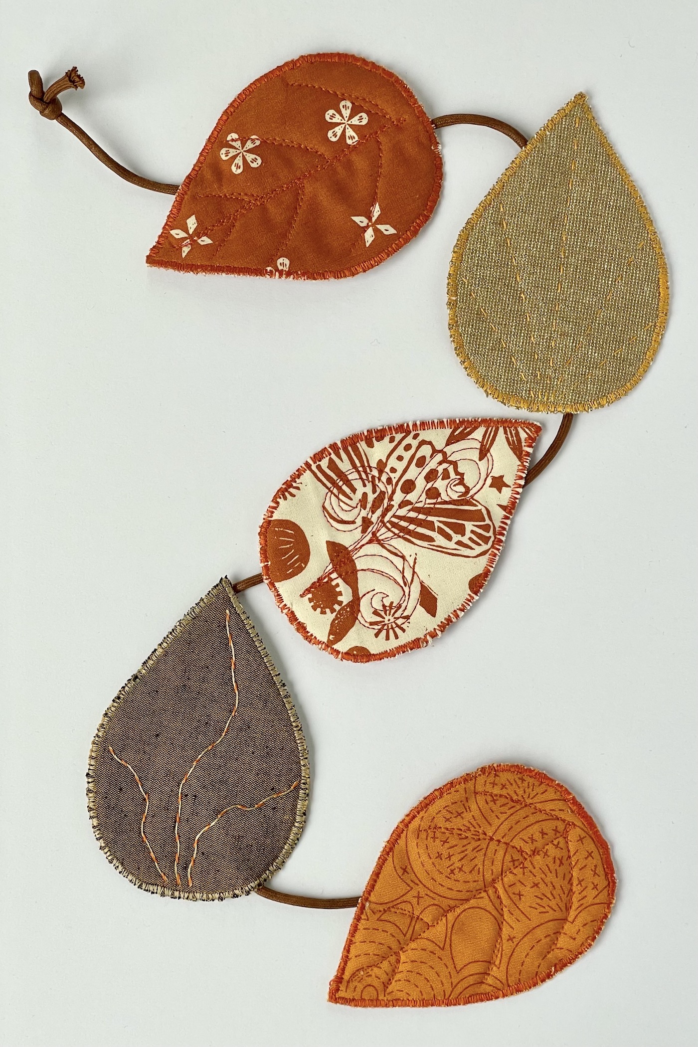 Fabric Autumn Leaf Garland Sewing Tutorial