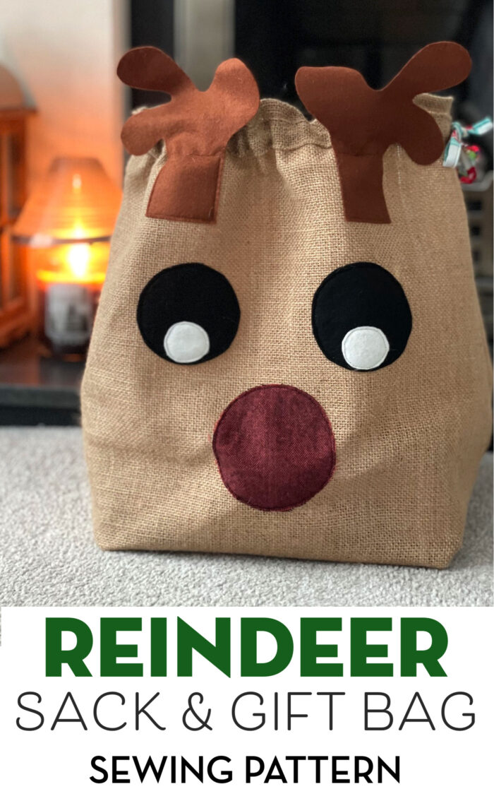 DIY Reindeer Gift Bag Tutorial