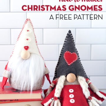 How to Make ADORABLE Boy & Girl Christmas Gnomes | Polka Dot Chair