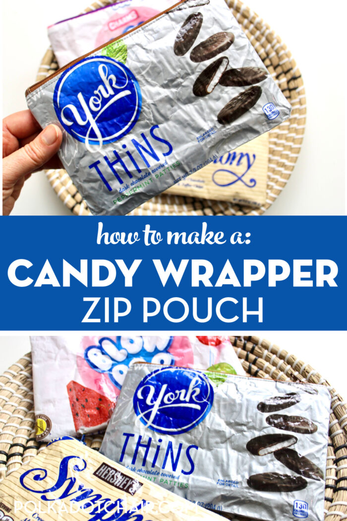 How To Make A Sweet Candy Wrapper Zipper Pouch