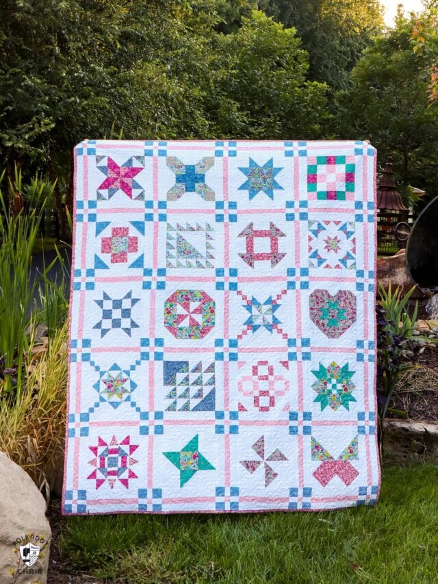 Riley Blake Block Challenge; the Finished Quilt Story - The Polka Dot Chair