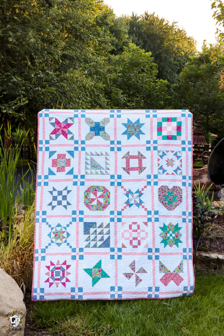 Riley Blake Block Challenge; the Finished Quilt | Polka Dot Chair