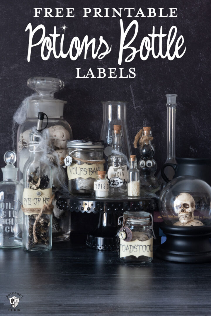 How to Make a Halloween Potions Centerpiece | Polka Dot Chair