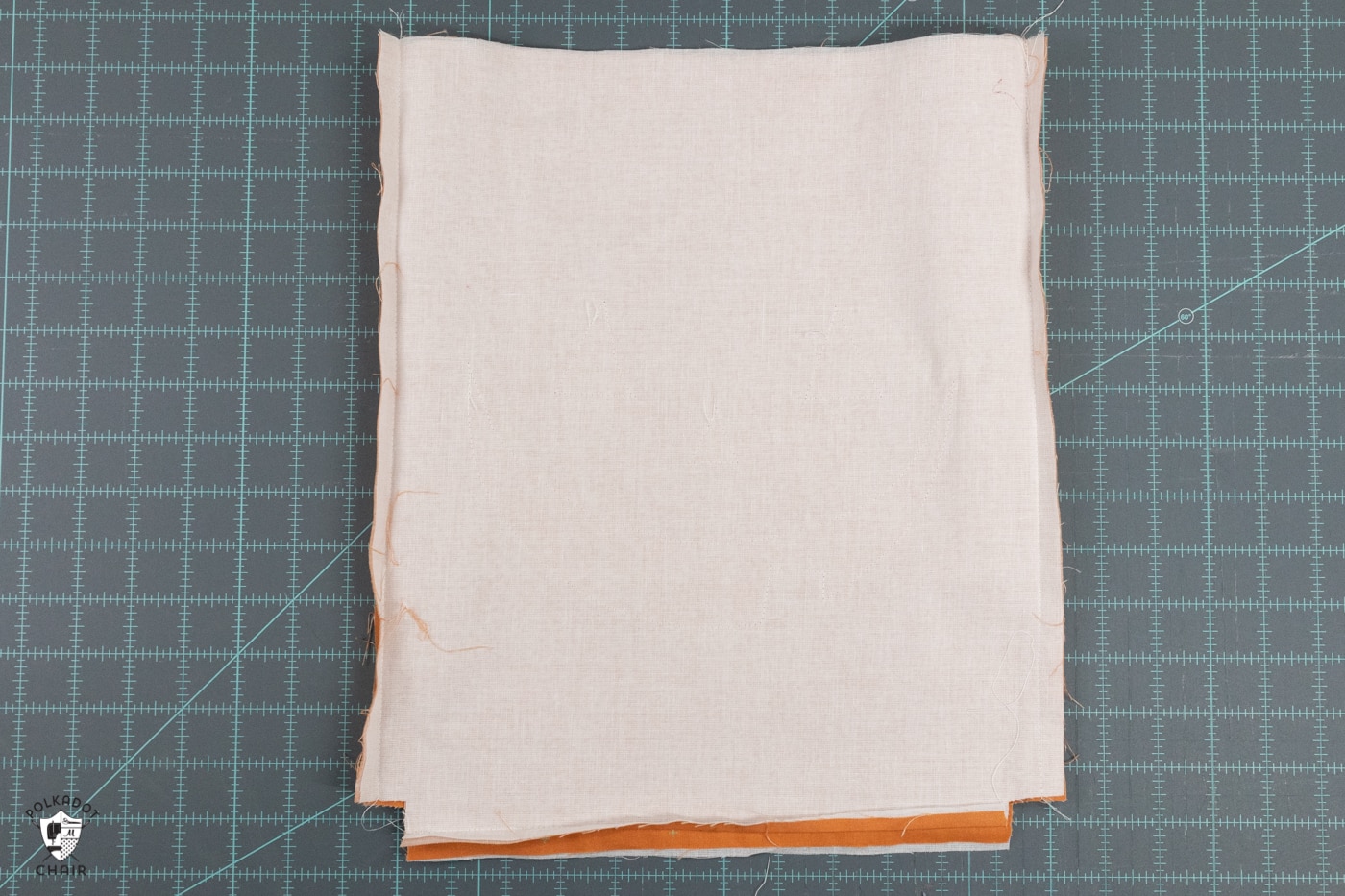 Rose Cross Stitch Burlap Bag Tutorial - The Polka Dot Chair