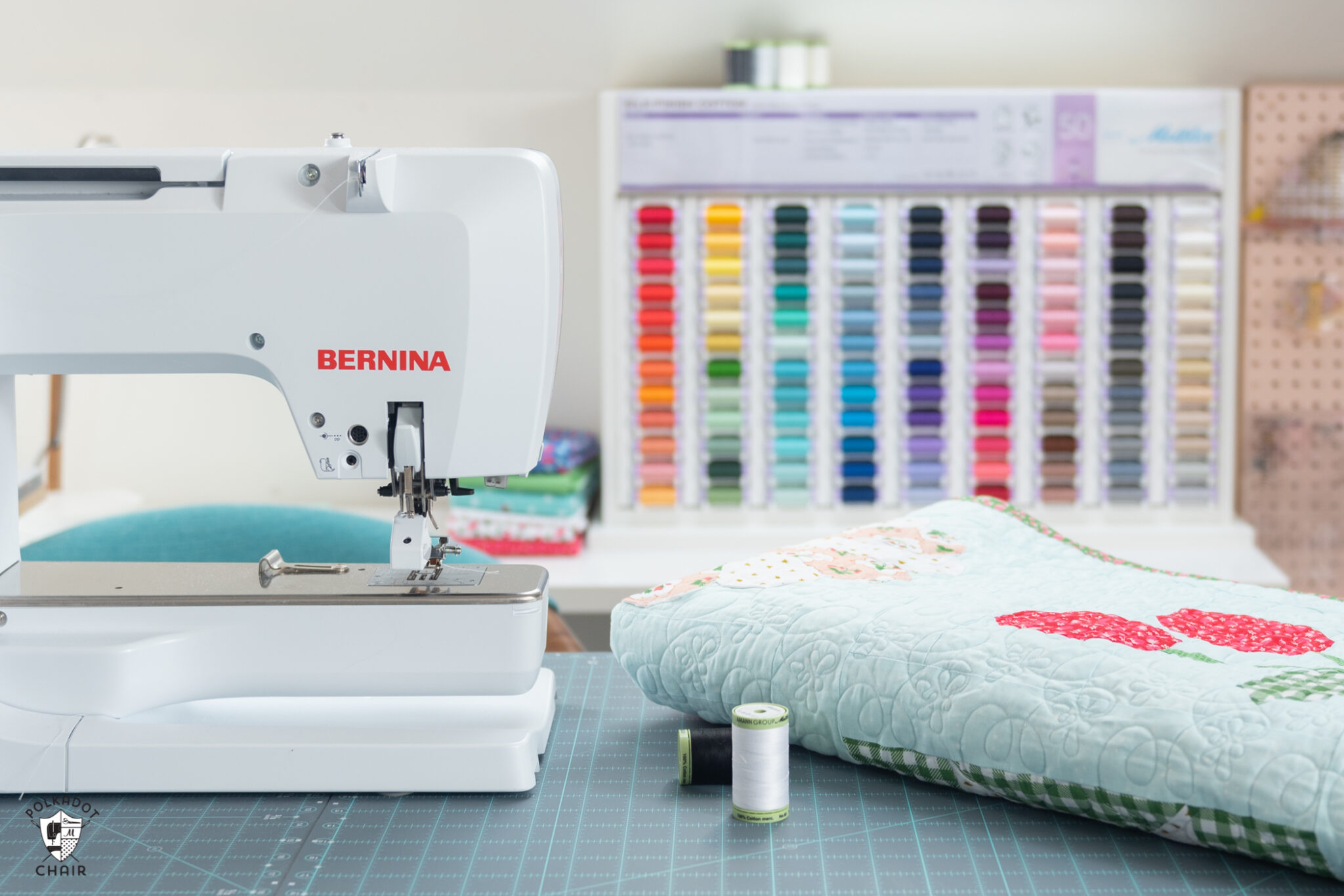 Thread Weights Used In Machine Quilting Explained - The Polka Dot Chair