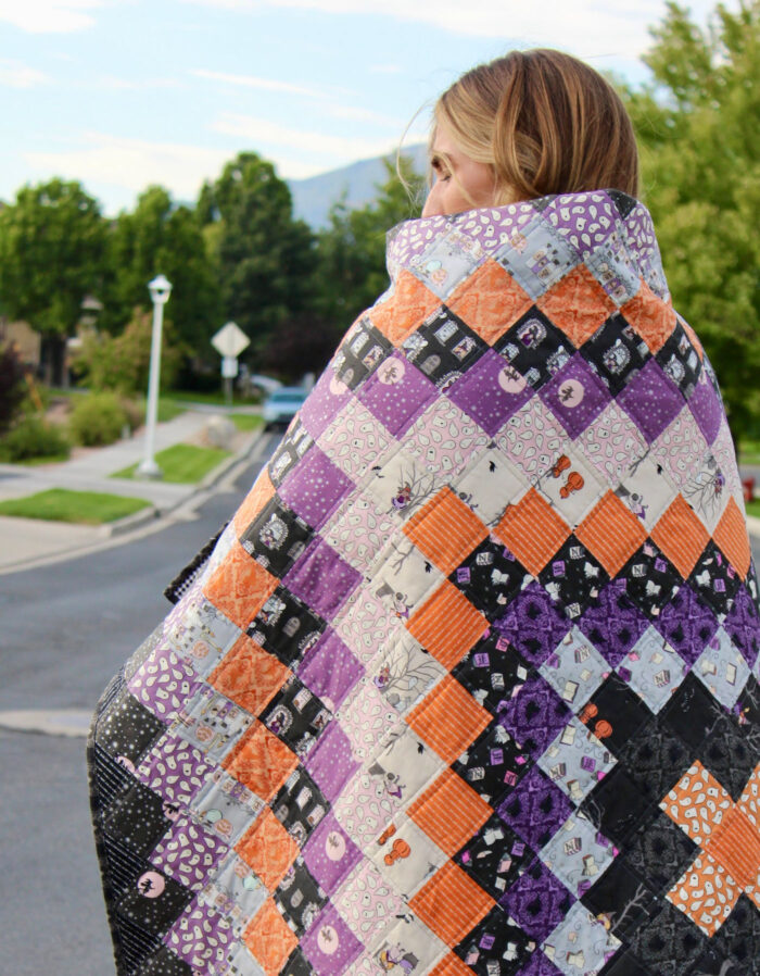 Spooky Schoolhouse Great Granny Square Halloween Quilt The Polka Dot