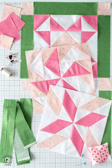 2024 Quilt Block Of The Month Pattern Society Sparkler Quilt The   Block Of Month 2024 360x541 