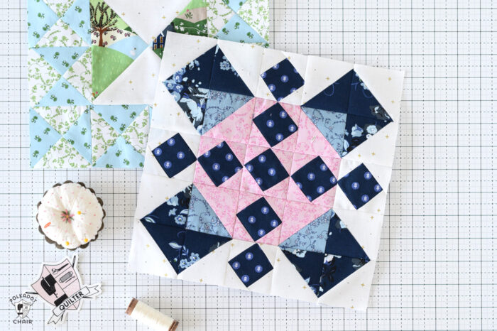 Square Pegs Quilt Block Pattern - The Polka Dot Chair